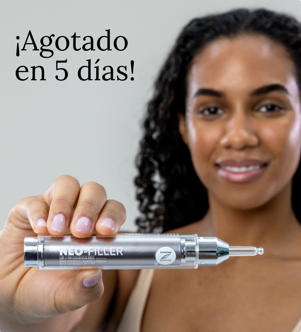 Neo-FILLER SOLD OUT in 5 Days! Featured is a woman holding a Neo-FILLER tube.